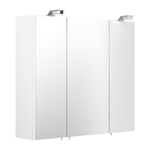 BELFRY BATHROOM 68 cm x 71 cm Spiegelschrank mit LED Beleuchtung