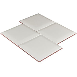 MOSAICTILEOUTLET 6" x 6" Beveled Ceramic Wall Tile