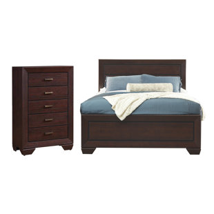 CDECOR HOME FURNISHINGS Oatfield 2 Piece Bedroom Set