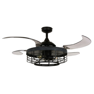 WILLISTON FORGE Hildburg 48'' Ceiling Fan with Light Kit