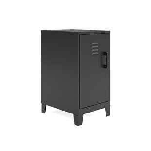 HIRSH INDUSTRIES Space Solutions Storage Locker Cabinet, Welded Metal, Fully Assembled, Vented Door, 3 inch Riser Legs