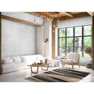 BARRON DESIGNS Chicago 47.75" x 32.5" Faux Brick Wall Paneling