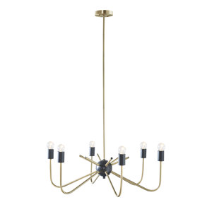 HAMPTON HILL Alexis 6-Light Metal Chandelier