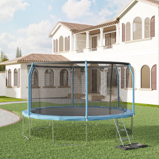 AIRZONE PLAY Premier 15' Round Backyard Trampoline with Safety Enclosure