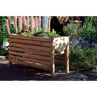 DAKOTA FIELDS Aakas Wood Raised Garden Bed