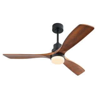 GEORGE OLIVER Nicola 52'' Ceiling Fan with LED Lights