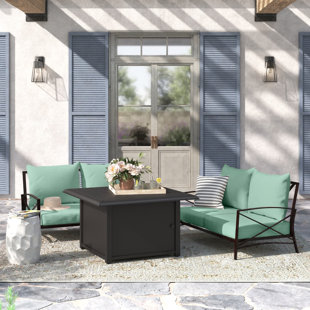 KELLY CLARKSON HOME Elijah 3 Piece Sofa Seating Group with Cushions