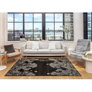 ELIZABETH SUTTON COLLECTION Vera Floral Secret Symphony Area Rug
