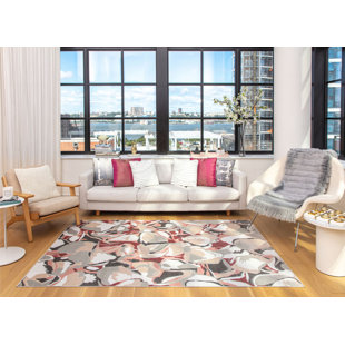 ELIZABETH SUTTON COLLECTION Vera Abstract Bright Idea Area Rug