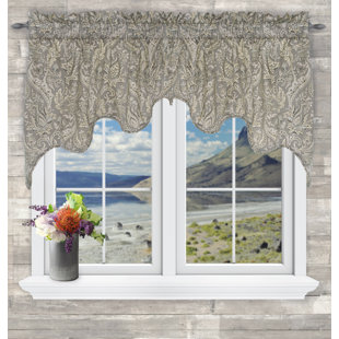 A.L. ELLIS INC. Artissimo Cotton Swag 100'' W Window Valance