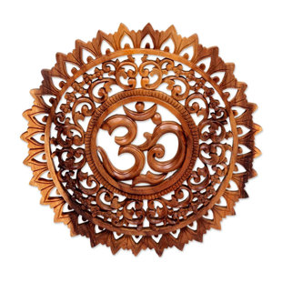 BUNGALOW ROSE Handmade Traditional Religious & Spiritual Wall Decor on Solid Wood