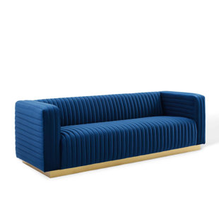 Charisma Channel Tufted Performance Velvet Living Room Sofa by Modway