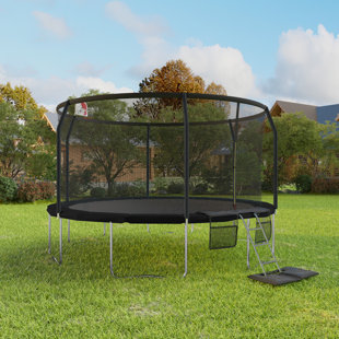 AIRZONE PLAY Airzone Jump Premier PLUS Backyard Trampoline- 15Ft Black/Black
