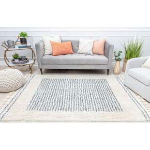 COSMOLIVING BY COSMOPOLITAN Bennett Modern Ice Frost Area Rug