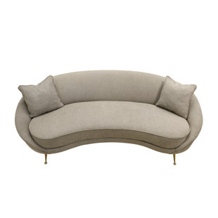 PASARGAD Luna 87'' Upholstered Sofa