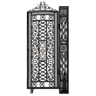 AFD HOME 8.8 ft. H x 4 ft. W Bridgeton Moore Aluminum Gate