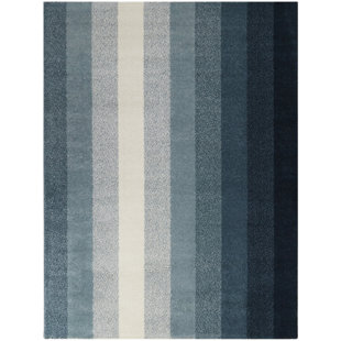 BALTA RUGS Paolo Blue Gradient Stripe Area Rug
