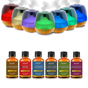 AMORE PARIS Plug-in Essential Oil Diffusers (Set of 7)