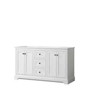 WYNDHAM COLLECTION Avery 59" Double Bathroom Vanity Base Only