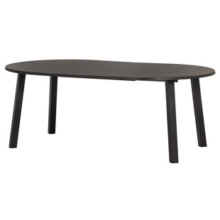 WOOOD Extendable Oval Solid Wood Dining Table