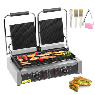 Aiychen Non Stick Electric Grill and Panini Press