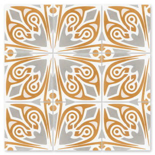 VILLA LAGOON TILE 8" x 8" Cement Patterned Wall & Floor Tile