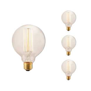 BULBRITE INDUSTRIES 40 Watt G30 E26/Medium (Standard) Dimmable 2200K Incandescent Bulb (Set of 4)