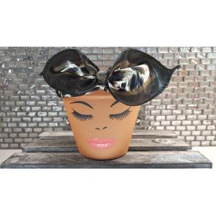 Sassy Soul Sister, Head Face Planter, Planter with Drainage, Planter, Flower Pots, Unique Gift
