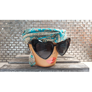 Sassy Soul Sister, Head Face Planter, Planter with Drainage, Planter, Flower Pots, Unique Gift