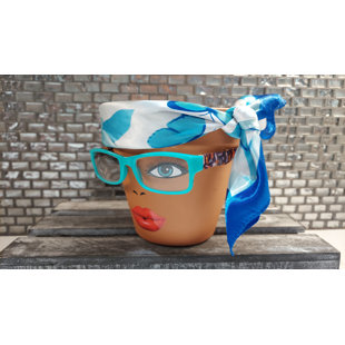 Sassy Soul Sister, Head Face Planter, Planter with Drainage, Planter, Flower Pots, Unique Gift