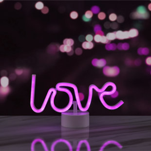 Loft Lyfe Maddilyn Love Neon Sign Battery-Powered For Bedroom