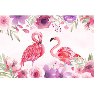 IDEA4WALL Peel & Stick Floral Wall Mural