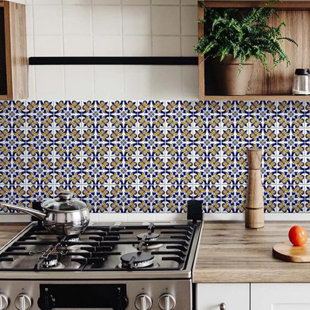 MI ALMA 6'' W x 6'' L Vinyl Peel and Stick Mosaic Tile (Set of 24)