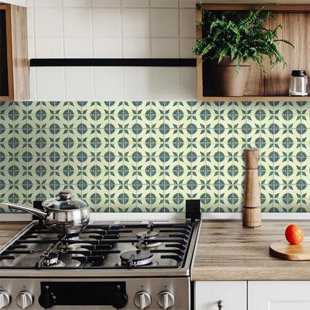 MI ALMA 8'' W x 8'' L Vinyl Peel and Stick Mosaic Tile