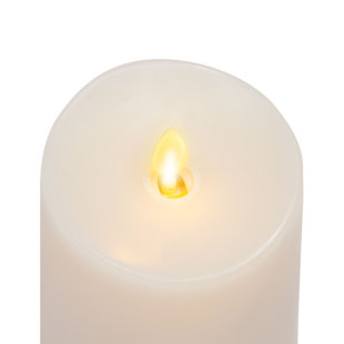 MATCHLESS CANDLE CO 3 Piece Vanilla Honey Scented Flameless Candle Set (Set of 3)