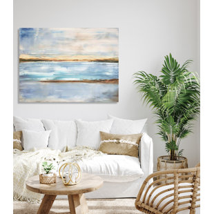 JOHN BEARD COLLECTION Crystal Blue by John Beard - Artist Enhanced Canvas Print