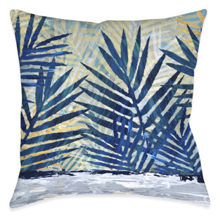 LAURAL HOME Floral Reversible Throw Pillow
