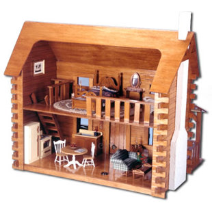 GREENLEAF DOLLHOUSES Creekside Cabin Dollhouse
