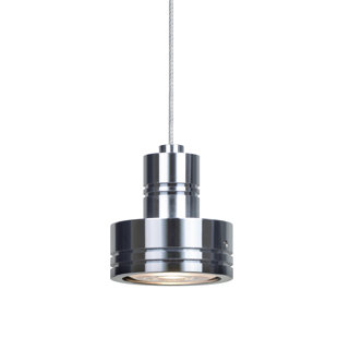 BESA LIGHTING 1 - Light Satin Nickel Single Pendant