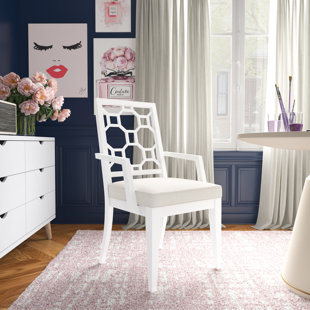 ETTA AVENUE™ TEEN Aubry Arm Chair in White/Light Gray (Set of 2)