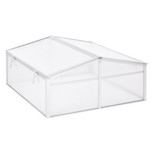 DAKOTA FIELDS 1 Ft W x 3 Ft D Cold Frame Greenhouse