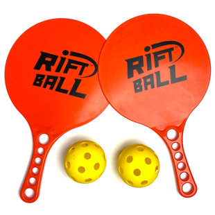 CREATIVE BRAINWORKS B3 Riftball Paddle Ball Game System Toy For Ages 8+ - 2 Nets For Twice The Fun!