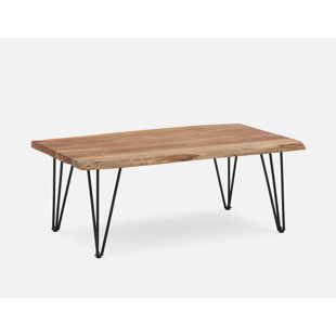 INDUS MODERN Solid Wood Top Coffee Table