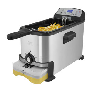 KALORIK® Kalorik 3 Liter Digital Deep Fryer with Oil Filtration