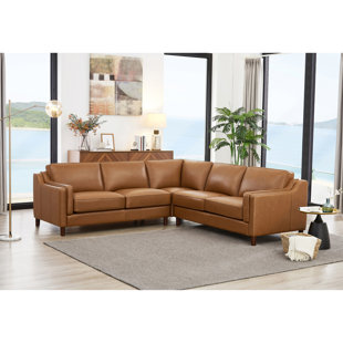HYDELINE Leather Sectional