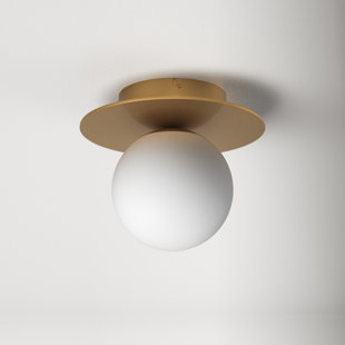 ALLMODERN Cathy Glass Flush Mount