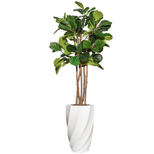 VINTAGE HOME Panama 81'' Faux Palm Tree in Fiberstone Vase