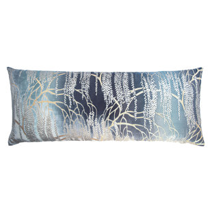 KEVIN O'BRIEN STUDIO Willow Metallic Rectangular Pillow Cover & Insert