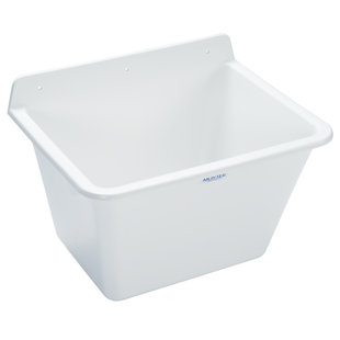 E.L. MUSTEE & SON Utilatub 22" x 17" Wall Mounted Laundry Sink