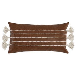 VILLA BY CLASSIC HOME Striped Reversible Throw Pillow